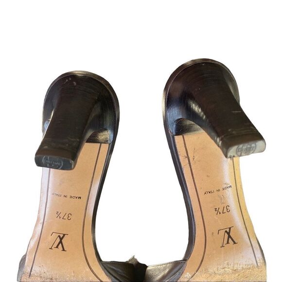 Louis Vuitton Brown and Tan Sandal with Authentication Certificate Size 37.5 - Picture 14 of 14